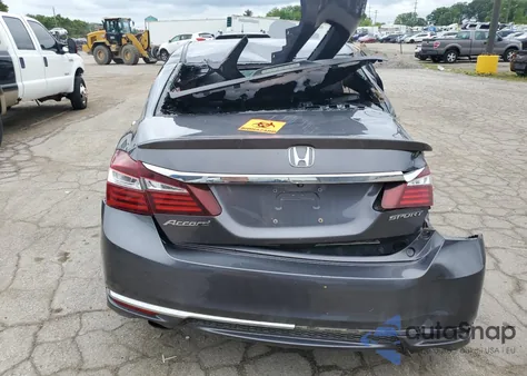 2017 Honda Accord Sport из США, поврежденный, VIN 1HGCR2F57HA186533